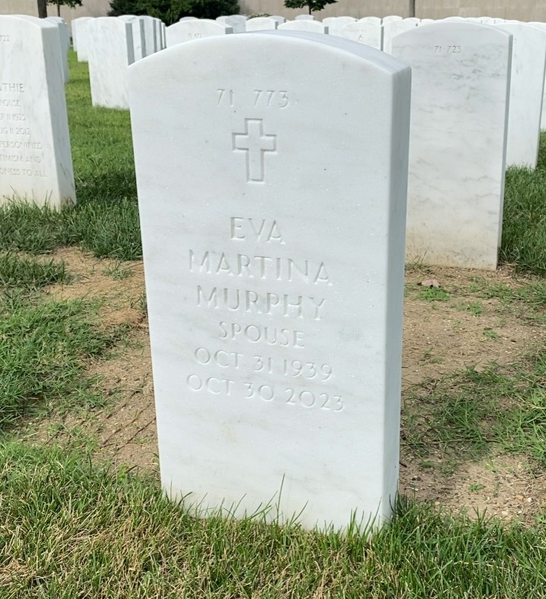 Back of headstone — James Murphy