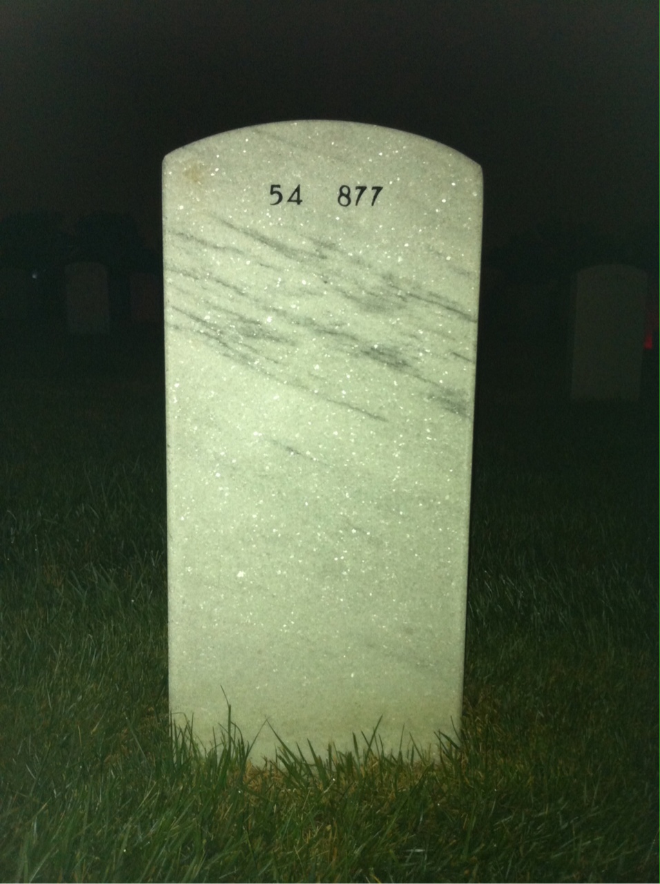 Back of headstone — Joseph Pauline
