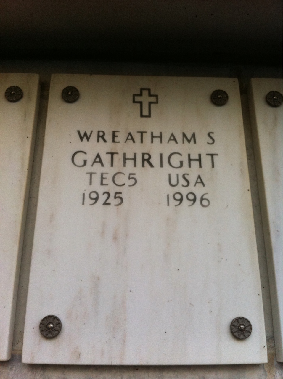 Wreatham E Gathright