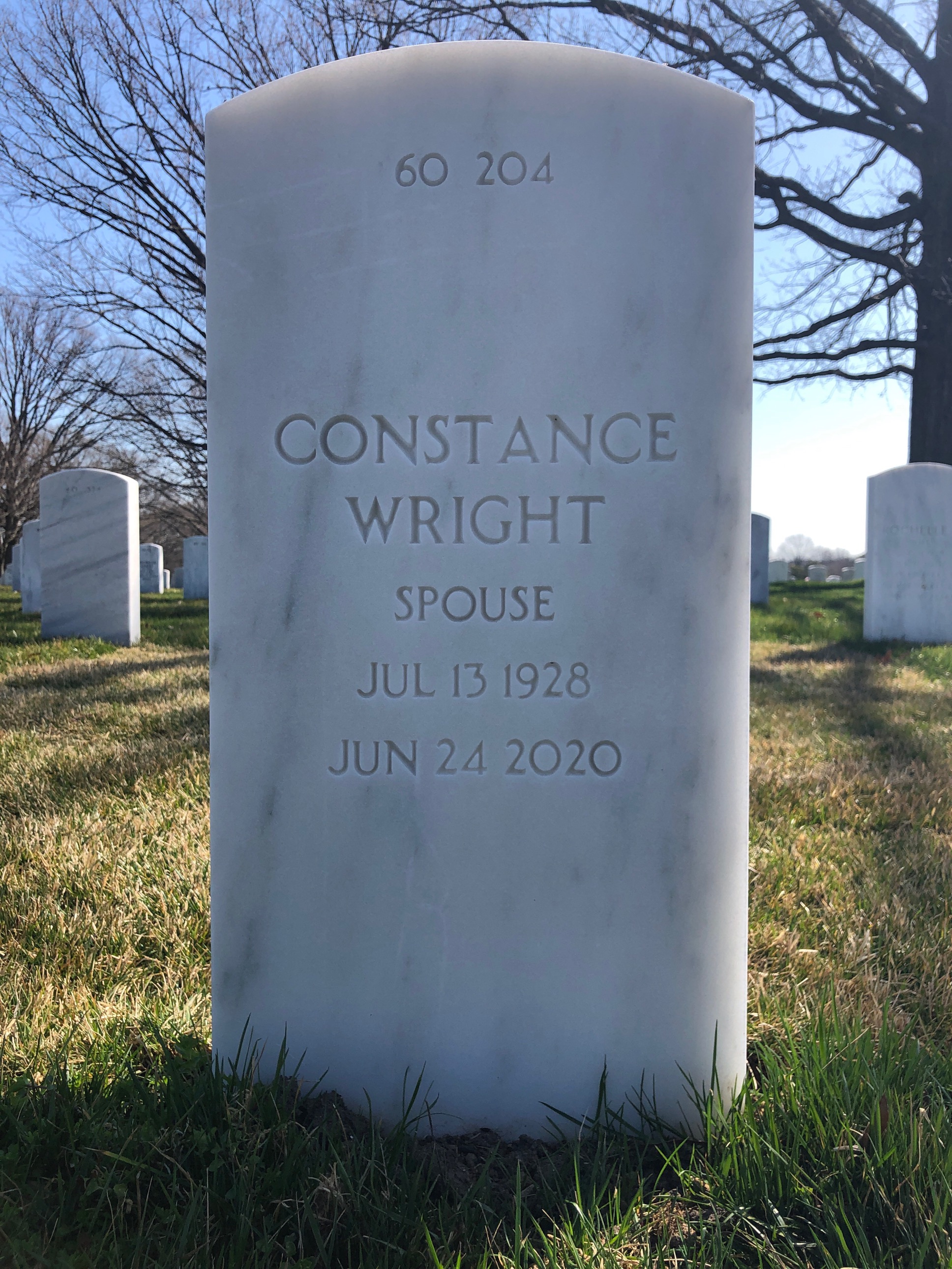 Back of headstone — Thomas Reid