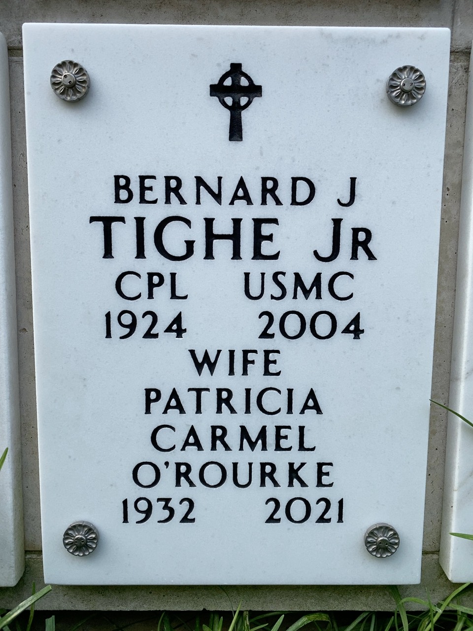 Bernard J Tighe