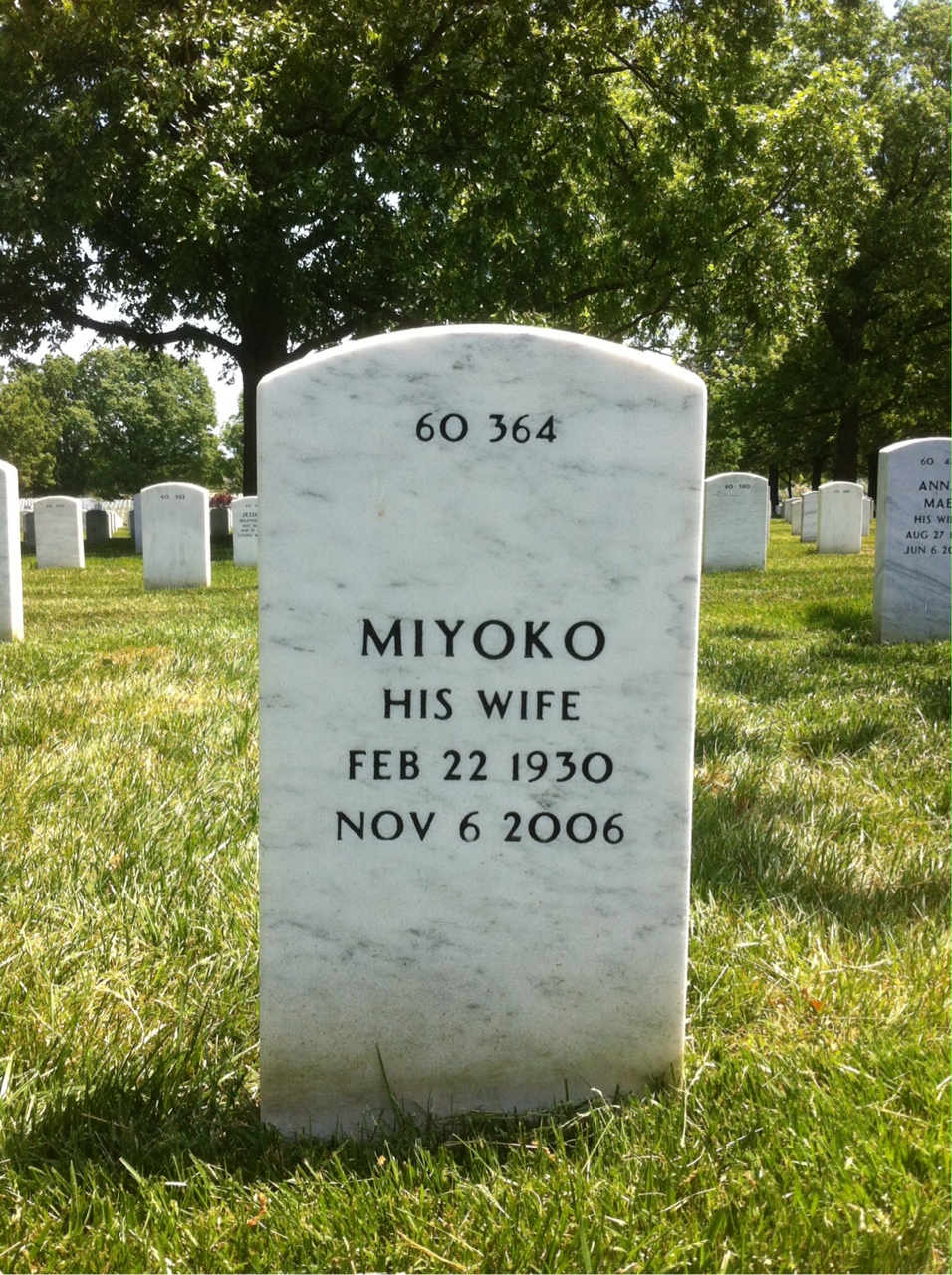 Back of headstone — James Norton