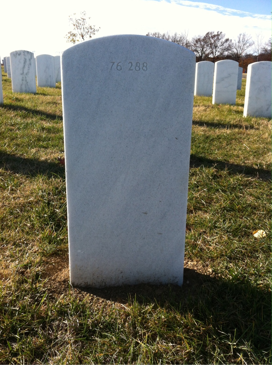 Back of headstone — Edward Bereiter
