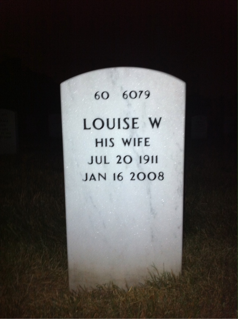 Back of headstone — Arthur Farmer