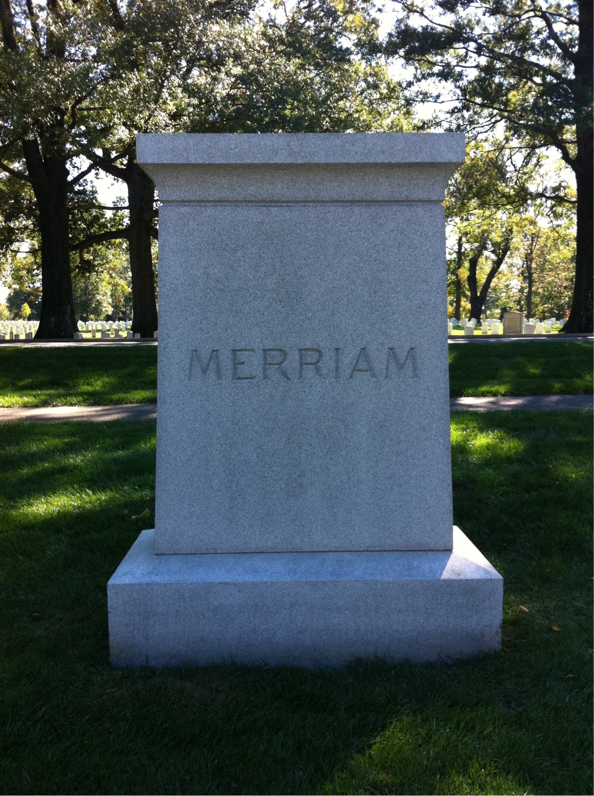 Headstone of Henry C. Merriam