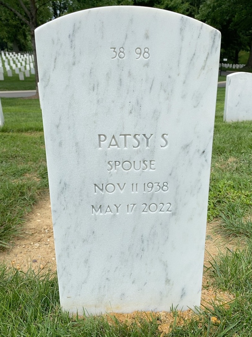 Back of headstone — Ronald Bath