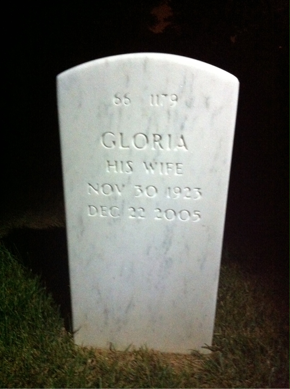 Back of headstone — Harry Grevert