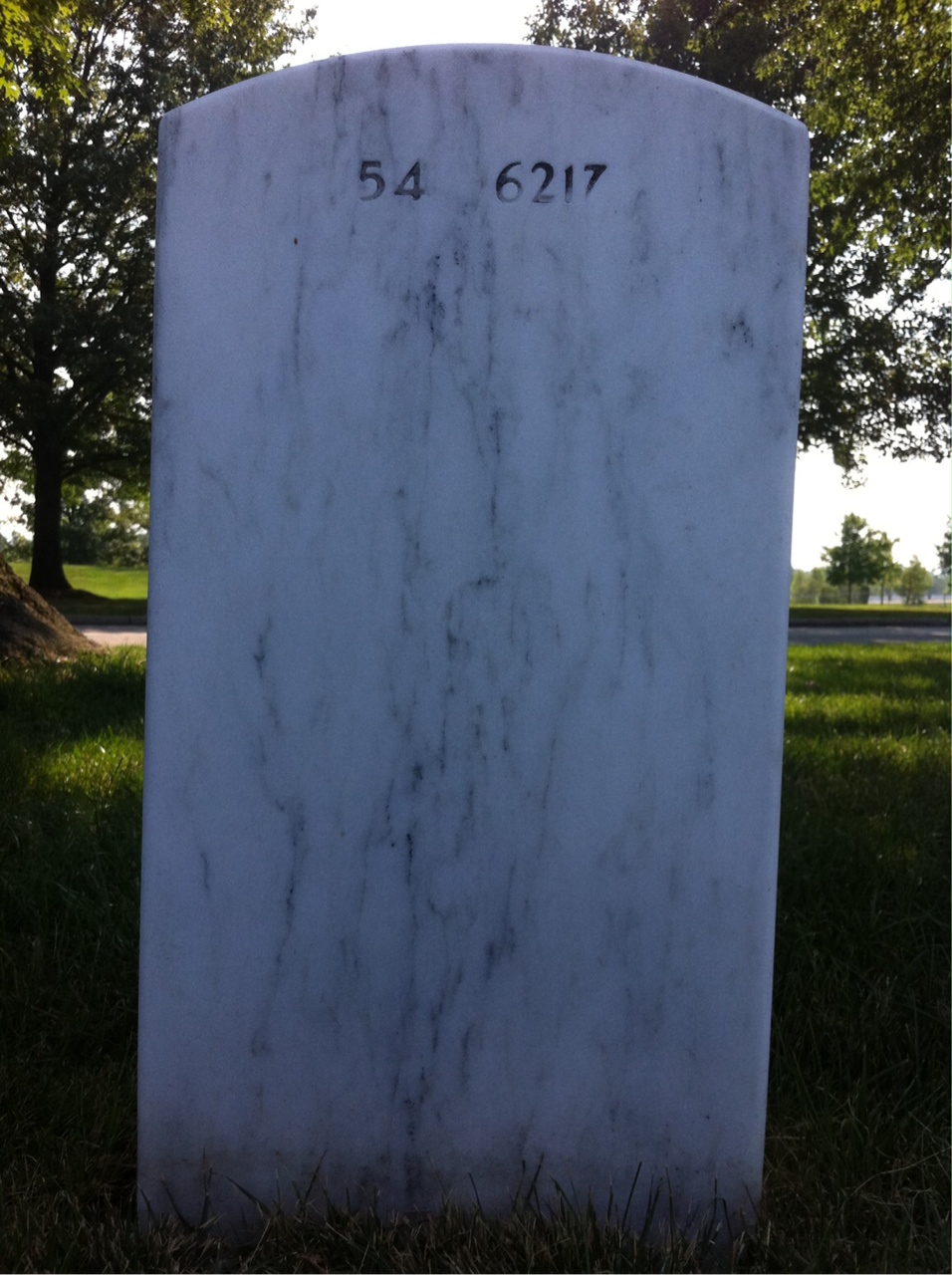 Back of headstone — Daryl Sink