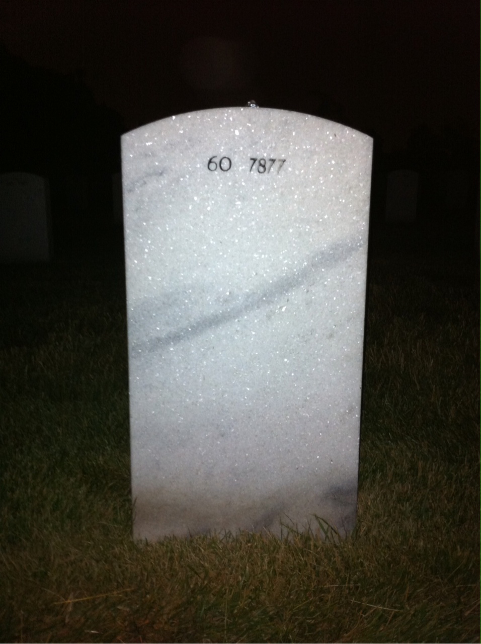 Back of headstone — Andrew Arnold