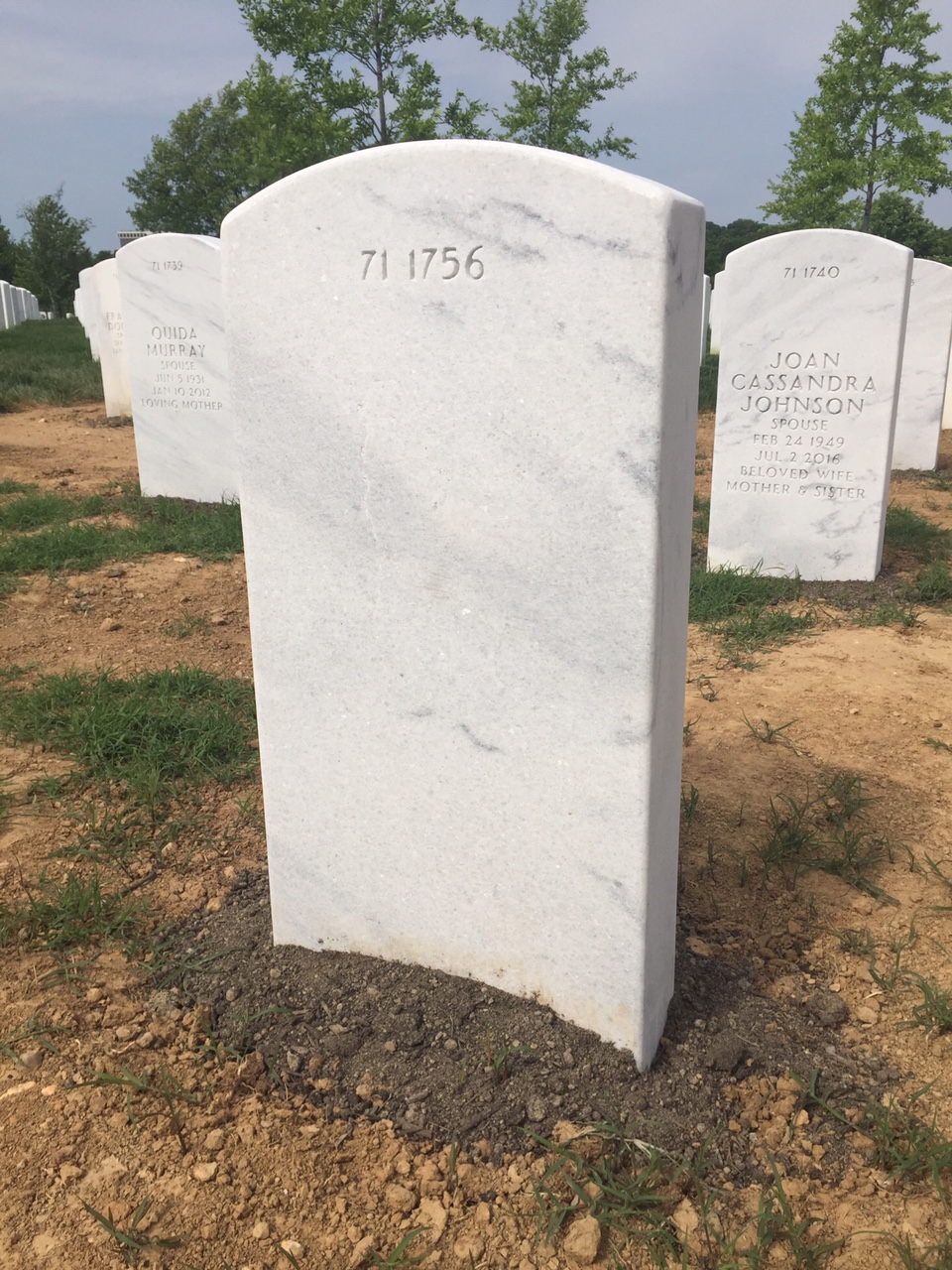 Back of headstone — William George Cirincione