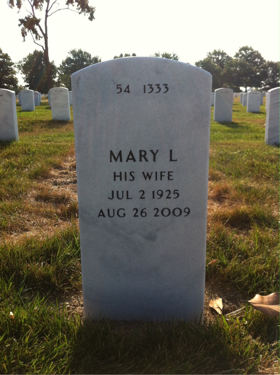 Back of headstone — Richard Savage