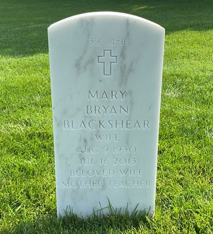 Back of headstone — James Montgomery