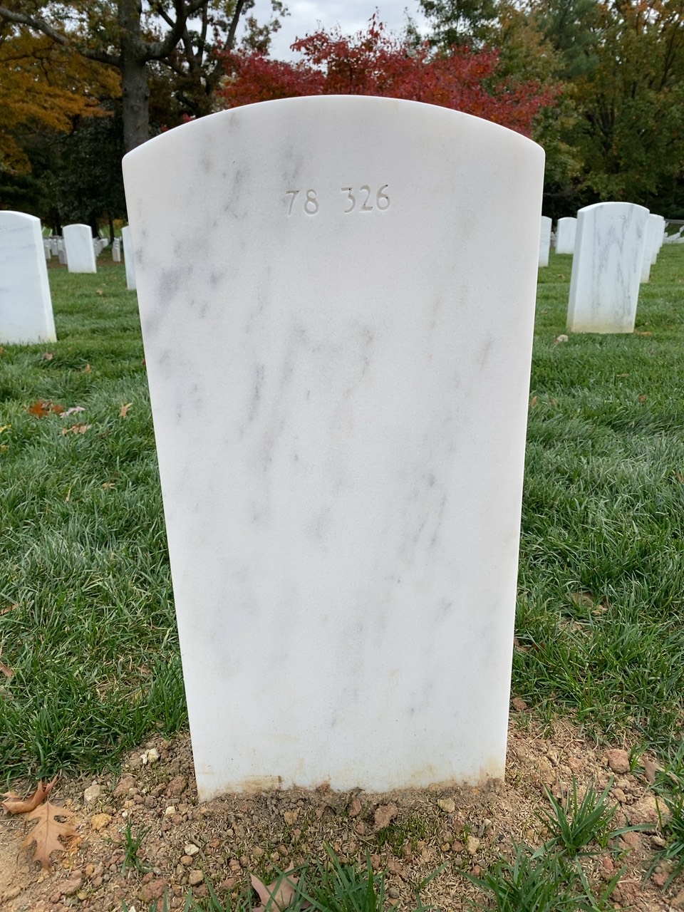Back of headstone — John Moorman