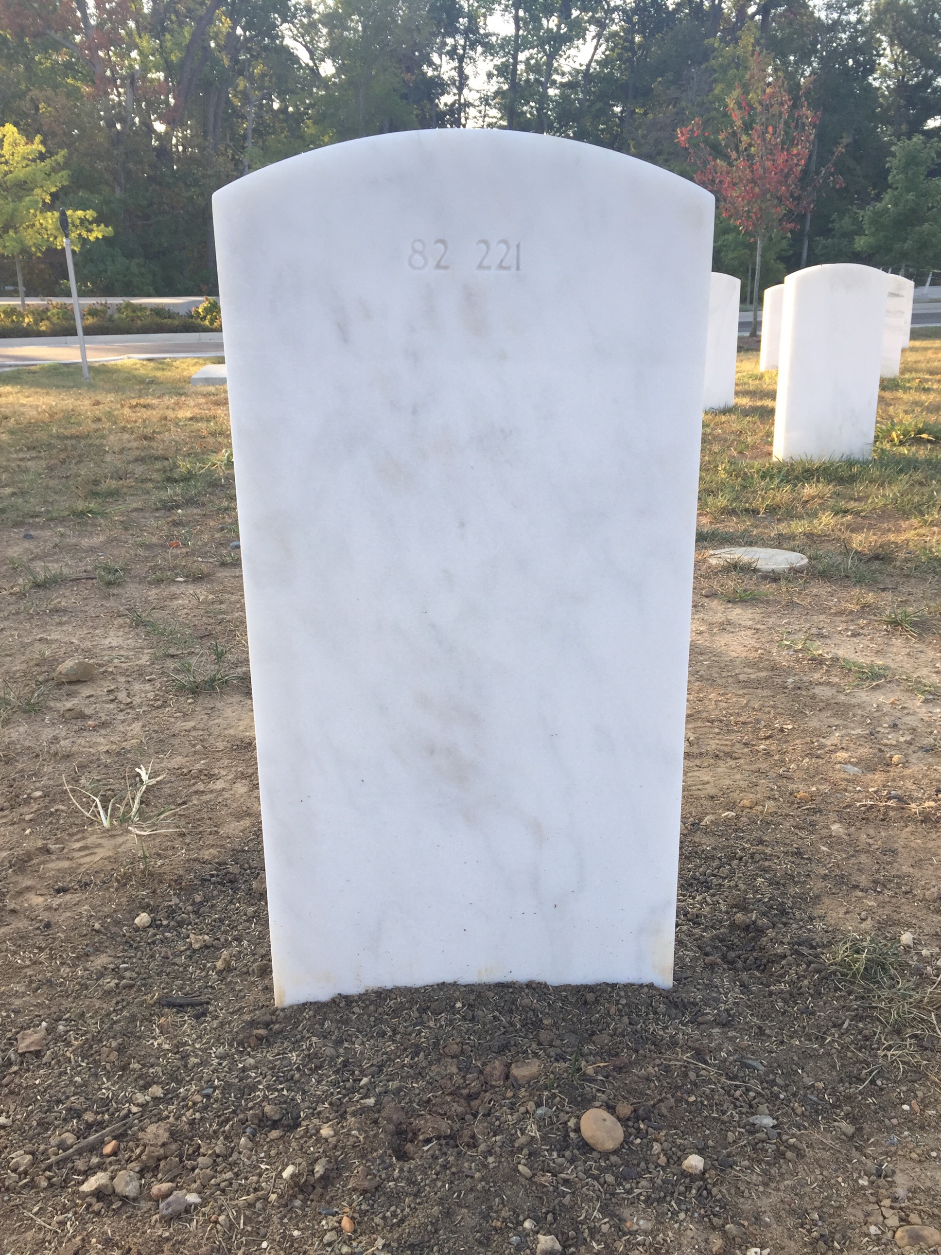 Back of headstone — James Ammon