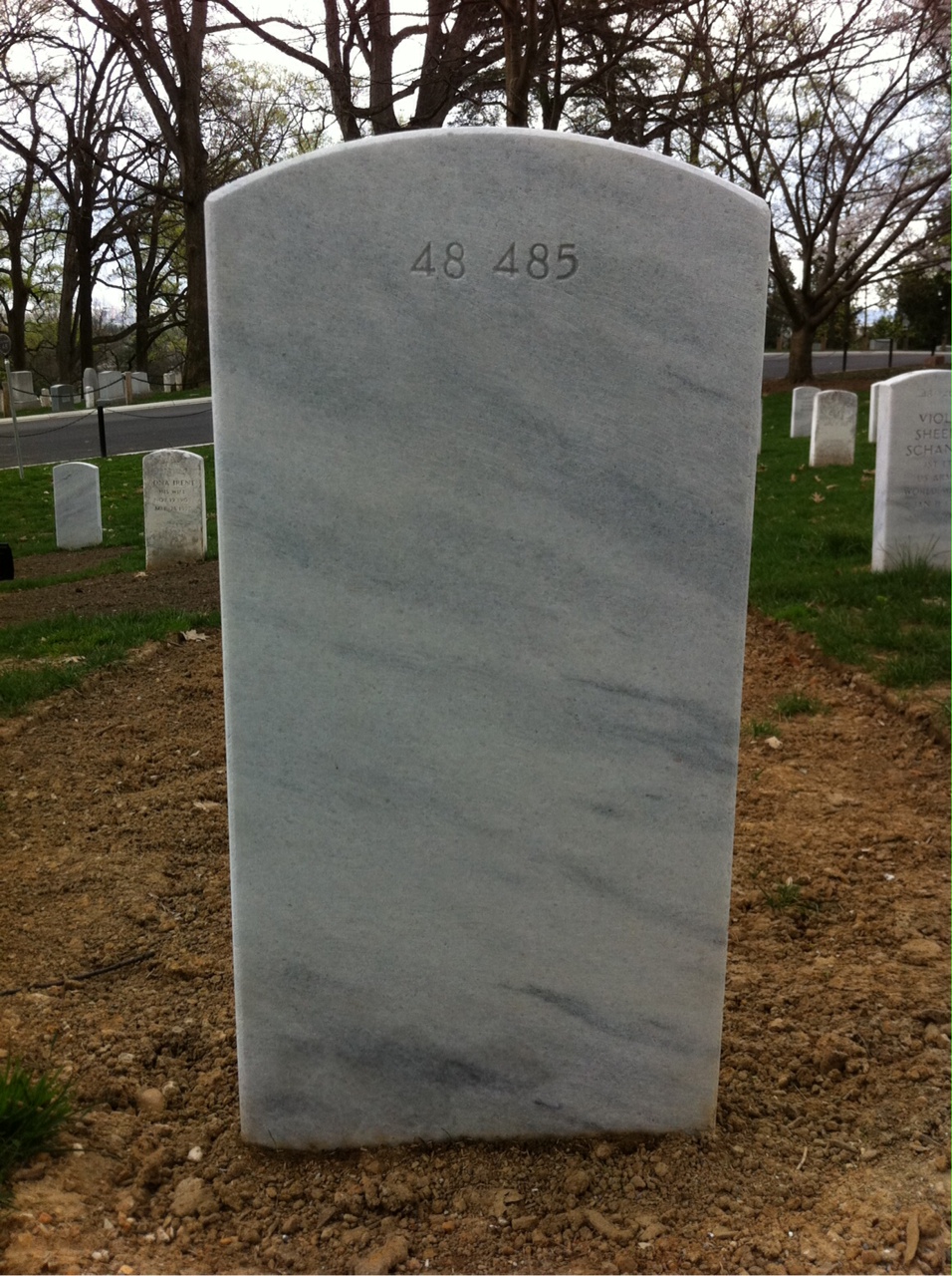 Back of headstone — Thomas Mcnamara