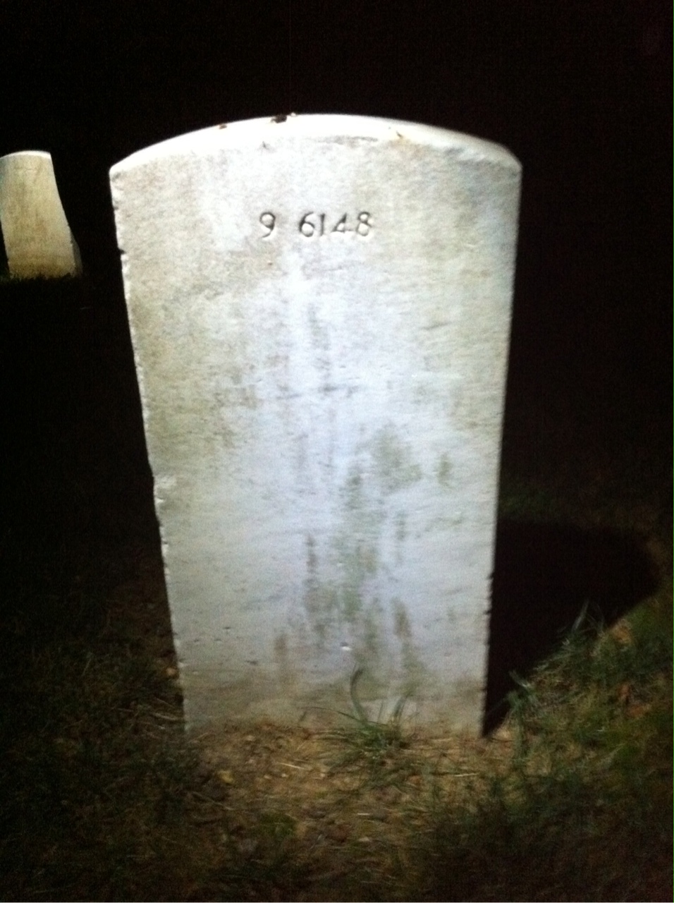 Back of headstone — Bessie Milliard