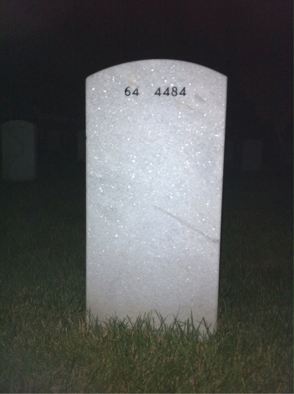 Back of headstone — Philip Kujovsky