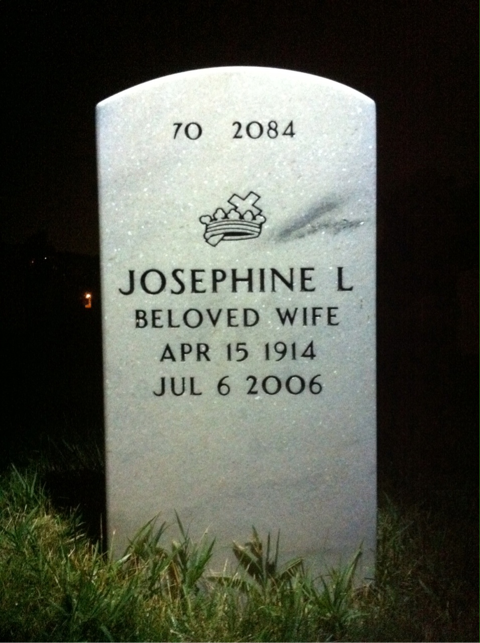 Back of headstone — William Halfpenny