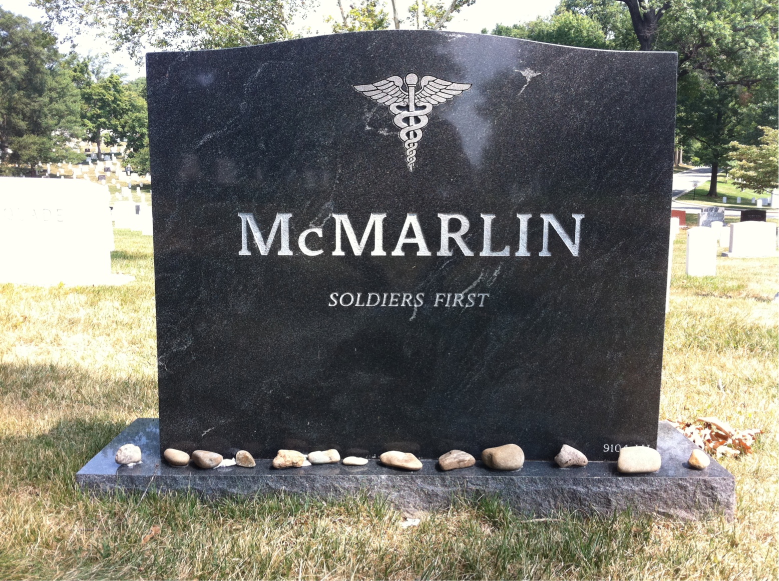 Back of headstone — Stacy Lee Mcmarlin