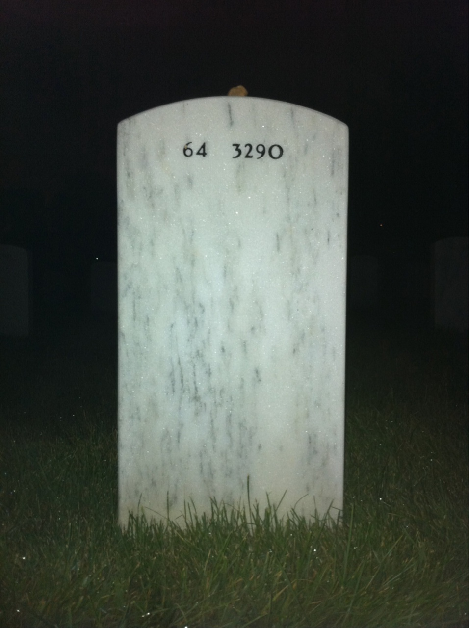 Back of headstone — Albert Sabitsch