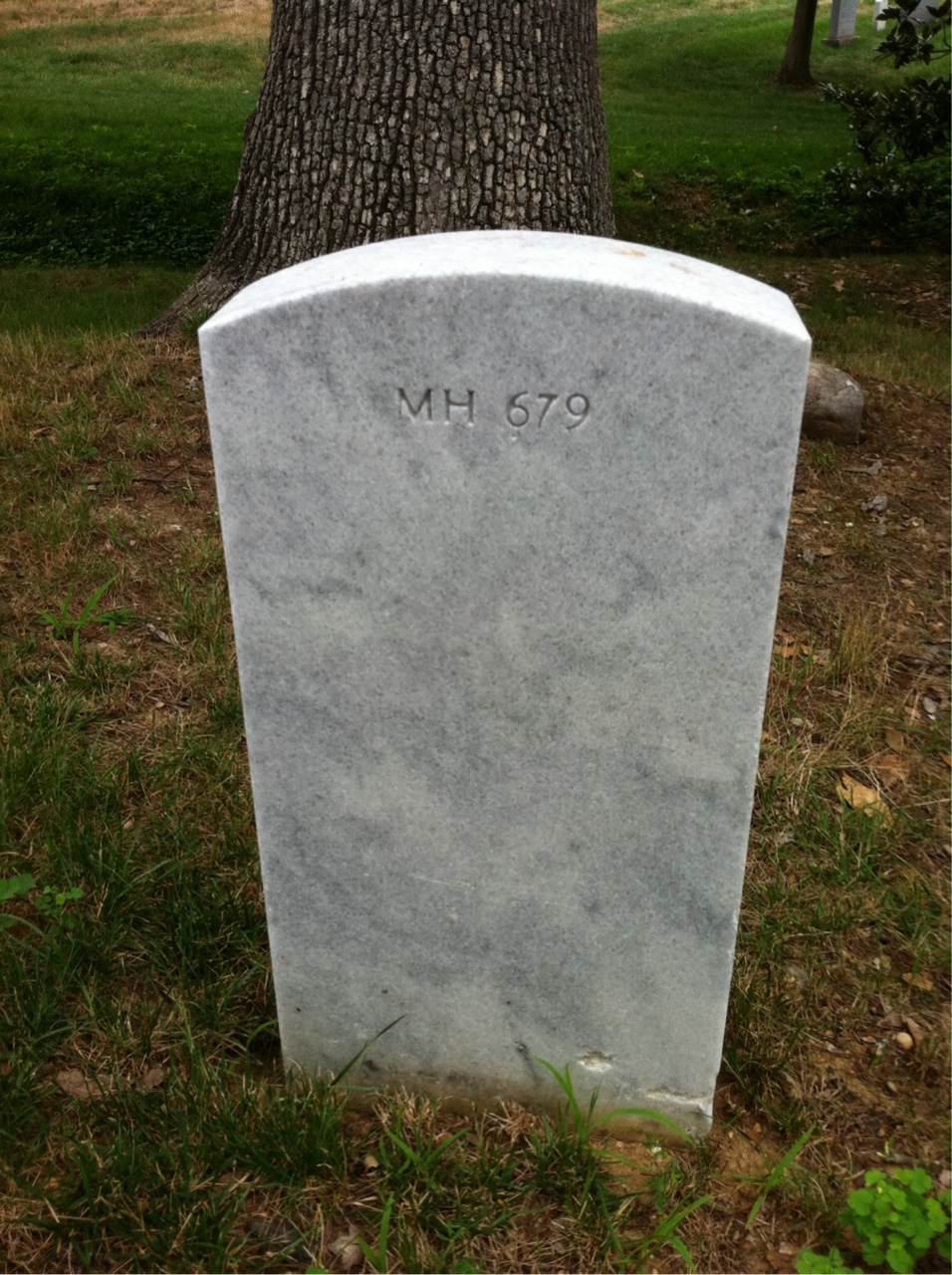 Back of headstone — William Bailey