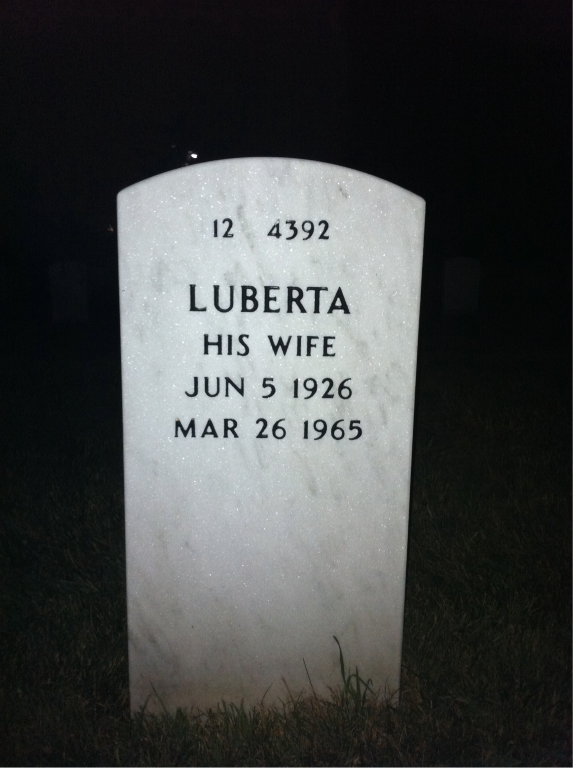 Back of headstone — Charles Dixon