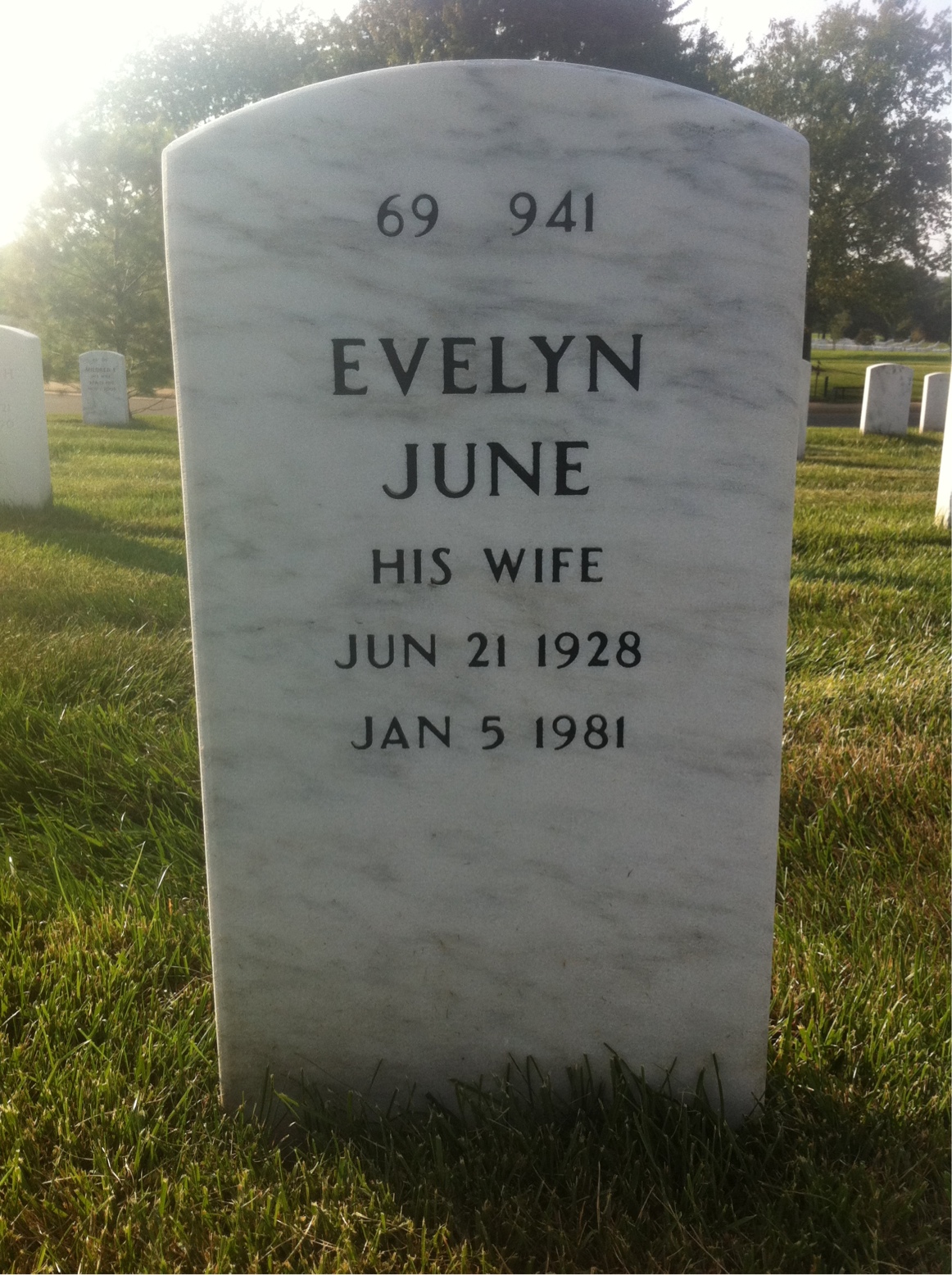 Back of headstone — Richard Morgan