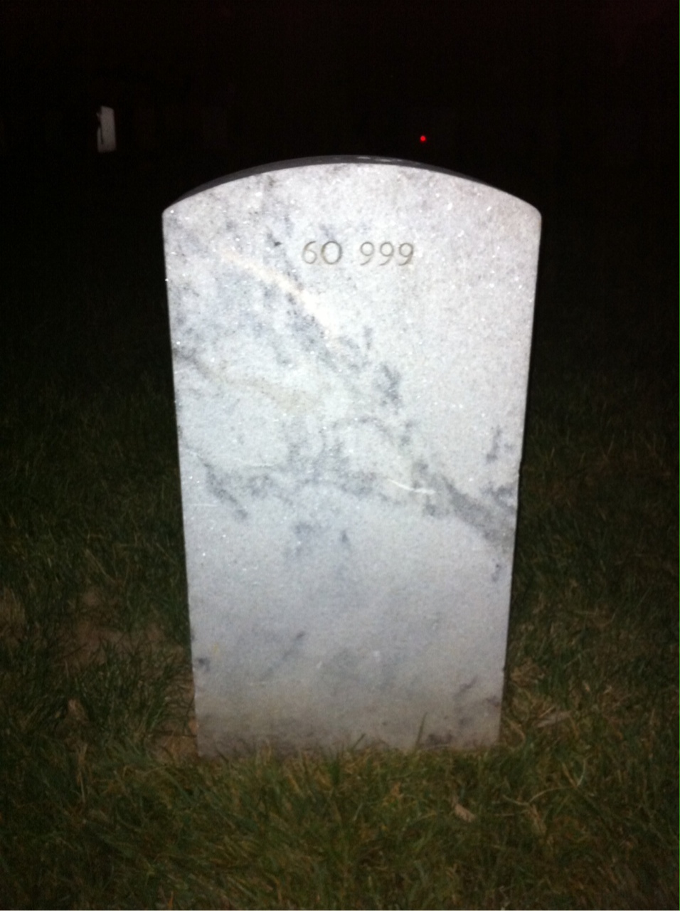 Back of headstone — Ursula Arnold