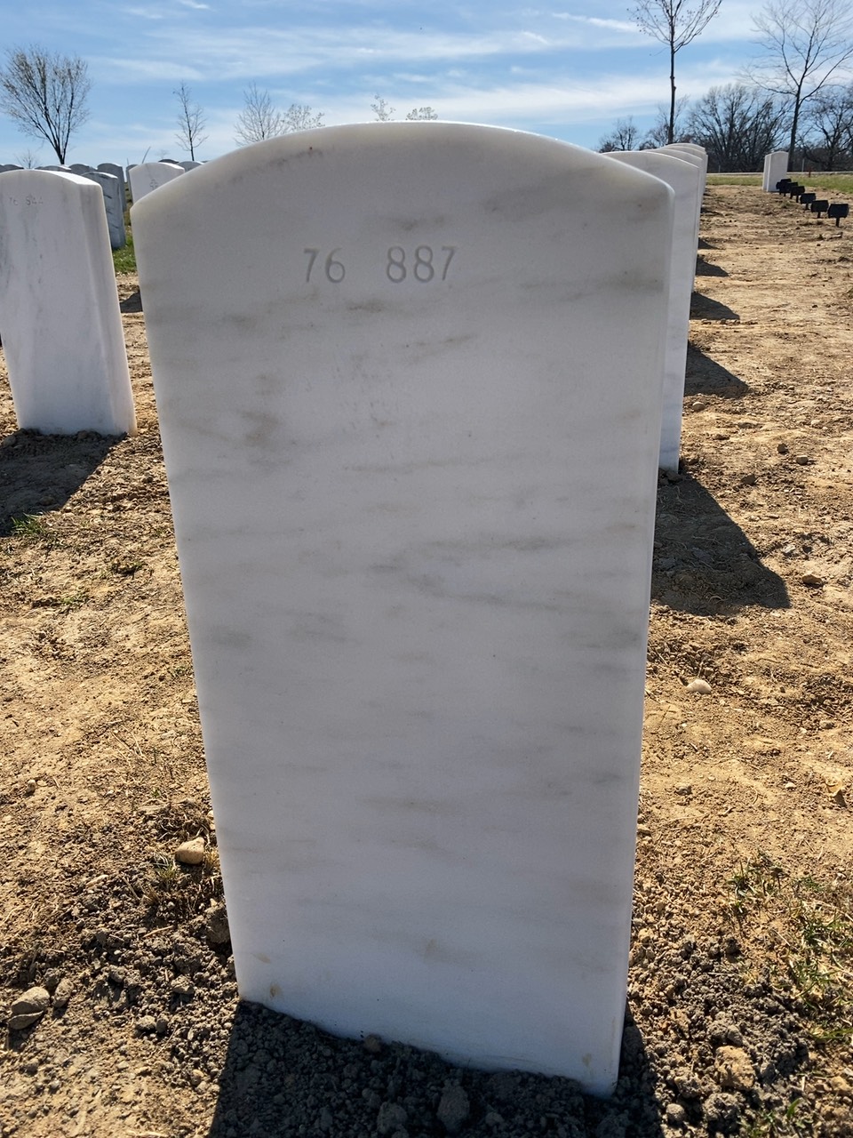 Back of headstone — Douglas Mcneil
