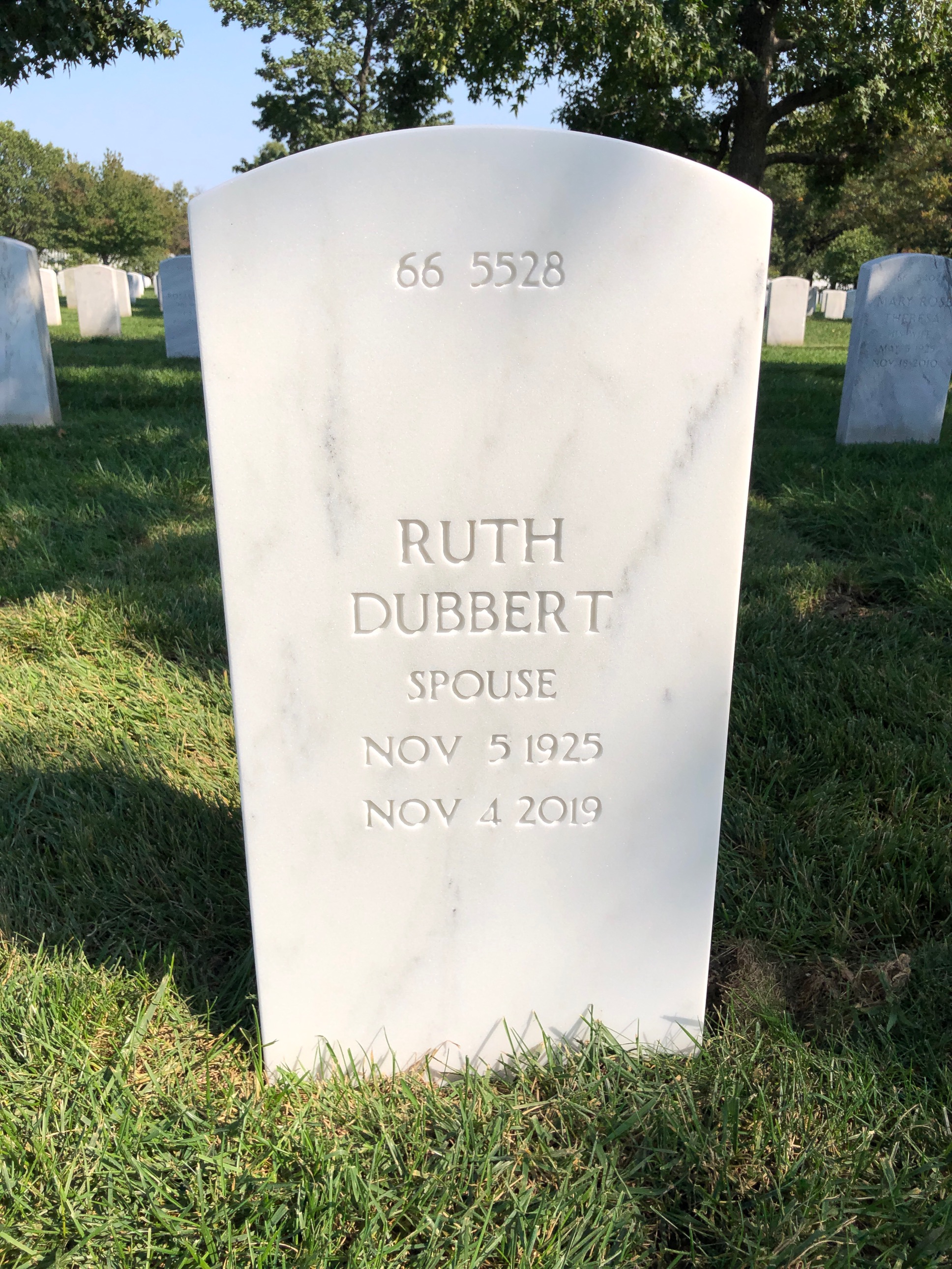 Back of headstone — Reamer Sewell