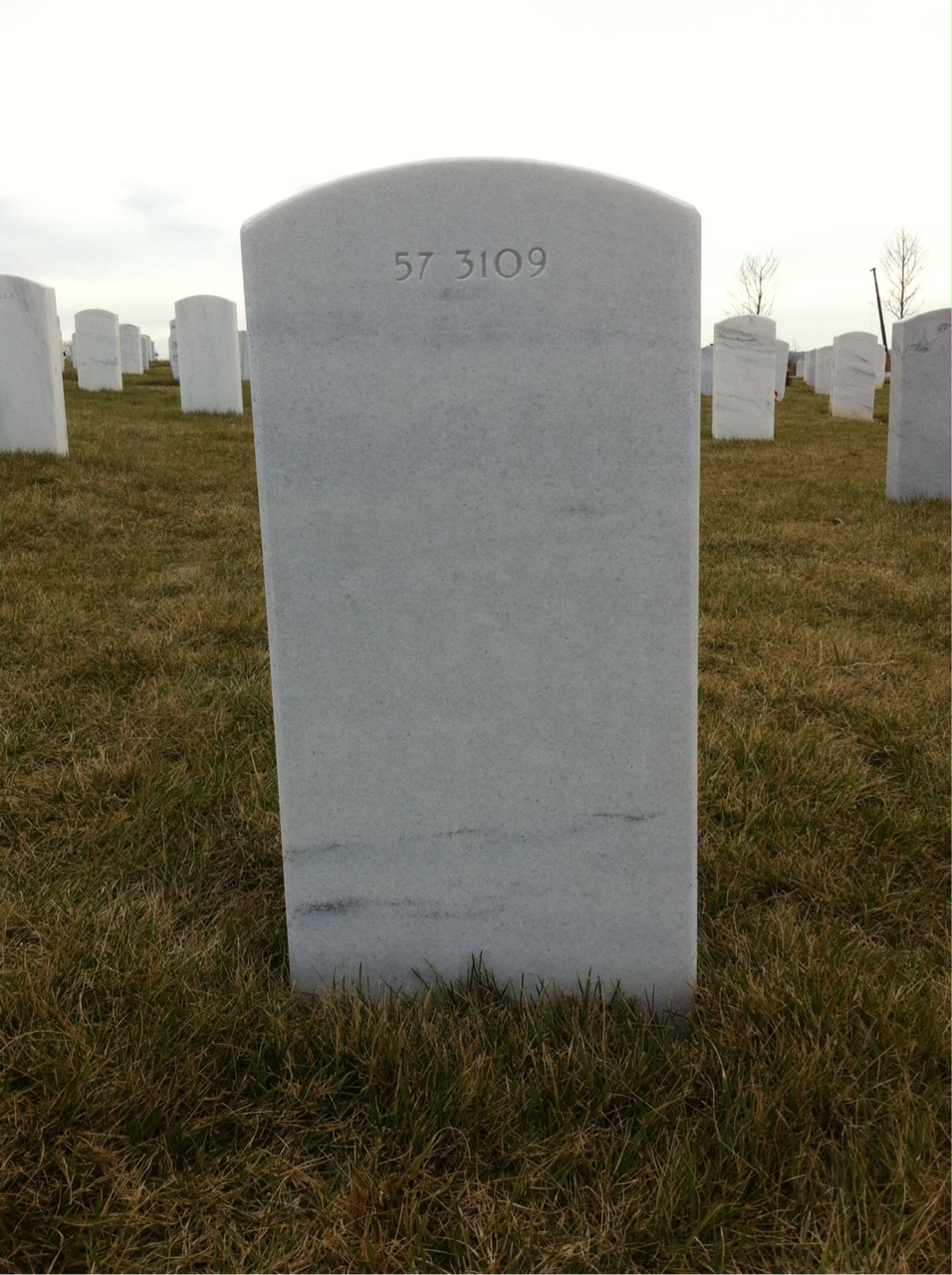 Back of headstone — Shirley Ashton