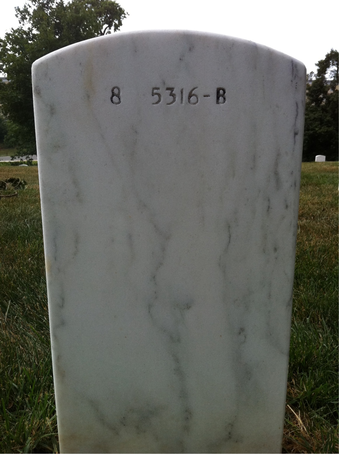 Back of headstone — Rosalind Roach