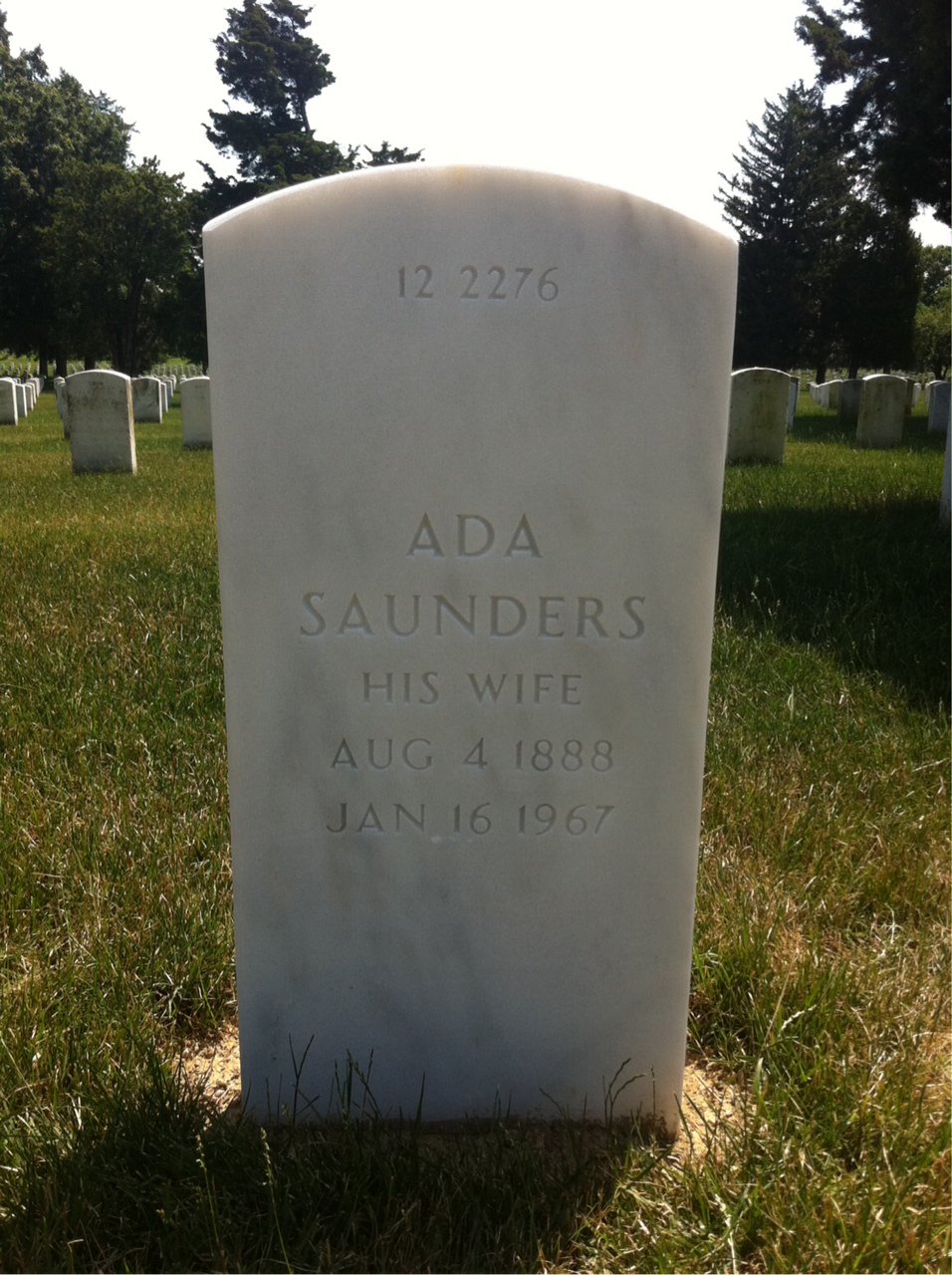Back of headstone — Paul Letton