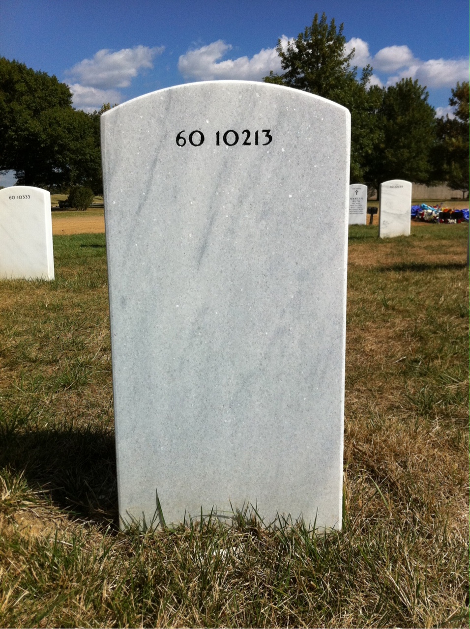 Back of headstone — Thalia Suzanne Ramirez