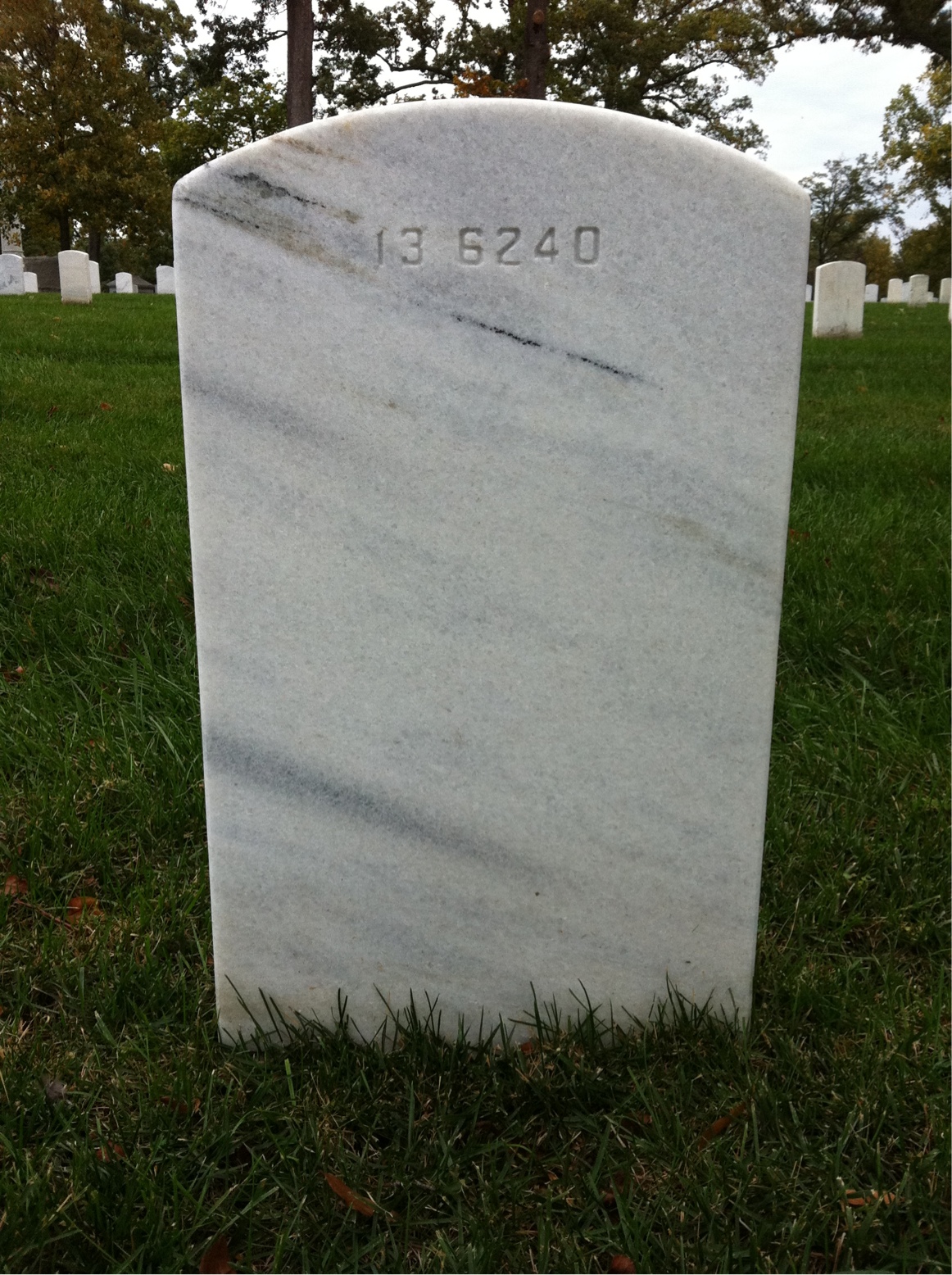 Back of headstone — Benj Atwood