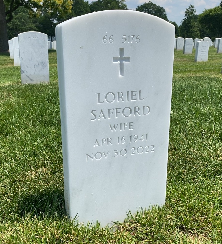 Back of headstone — Leon Bieri