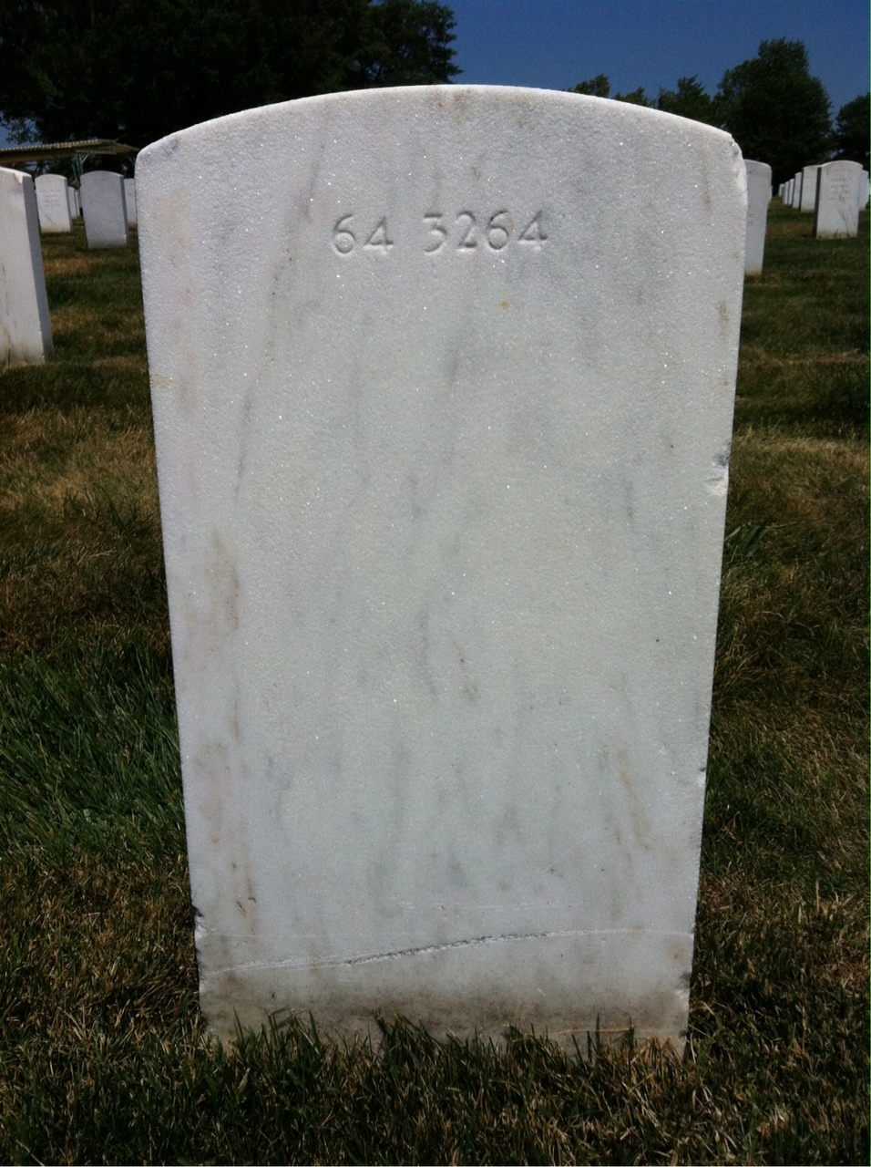 Back of headstone — Michael Murphy
