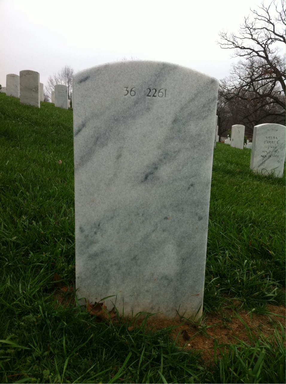 Back of headstone — Daniel Moynihan