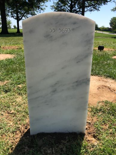 Back of headstone — Julius Bedynek