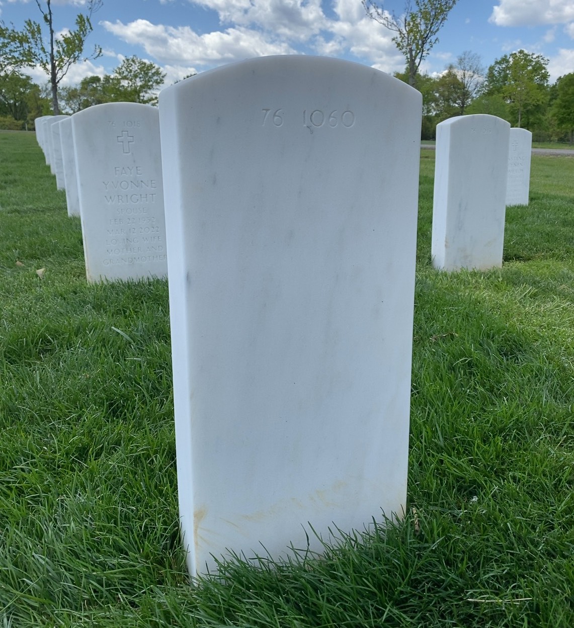 Back of headstone — Willie J Sutton