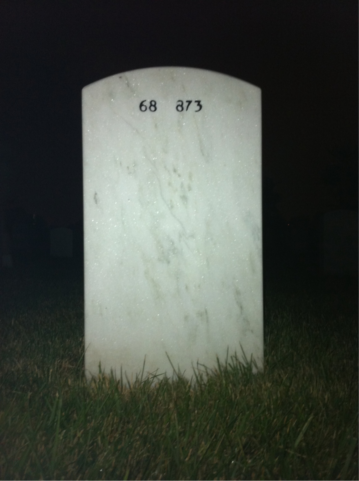 Back of headstone — Jack Higgins