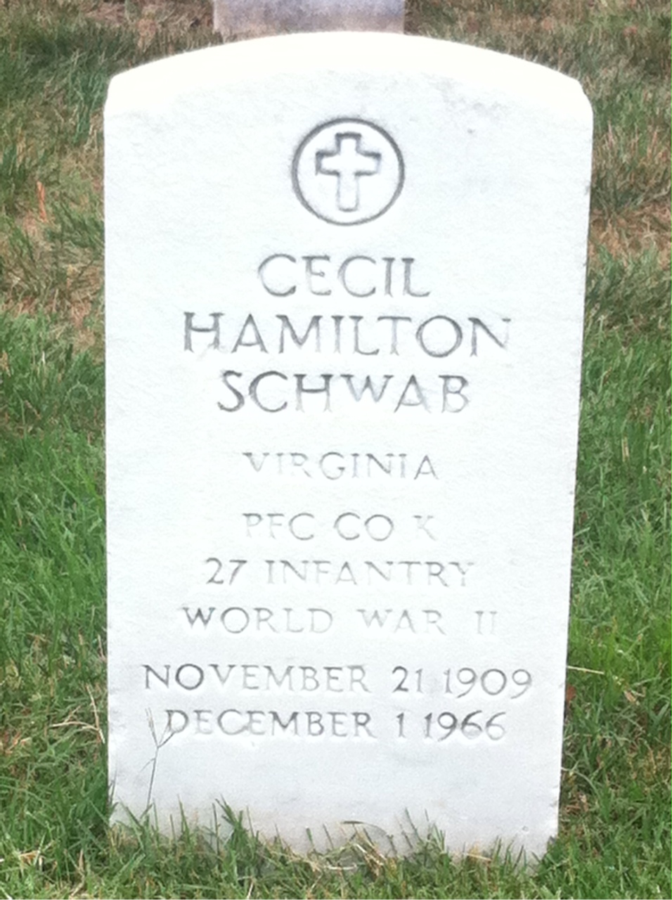 Cecil H Schwab