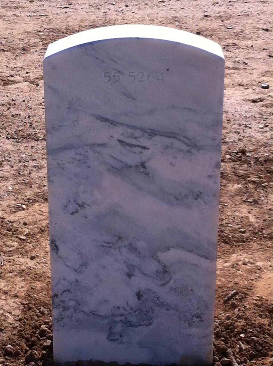 Back of headstone — Robert Aubuchon