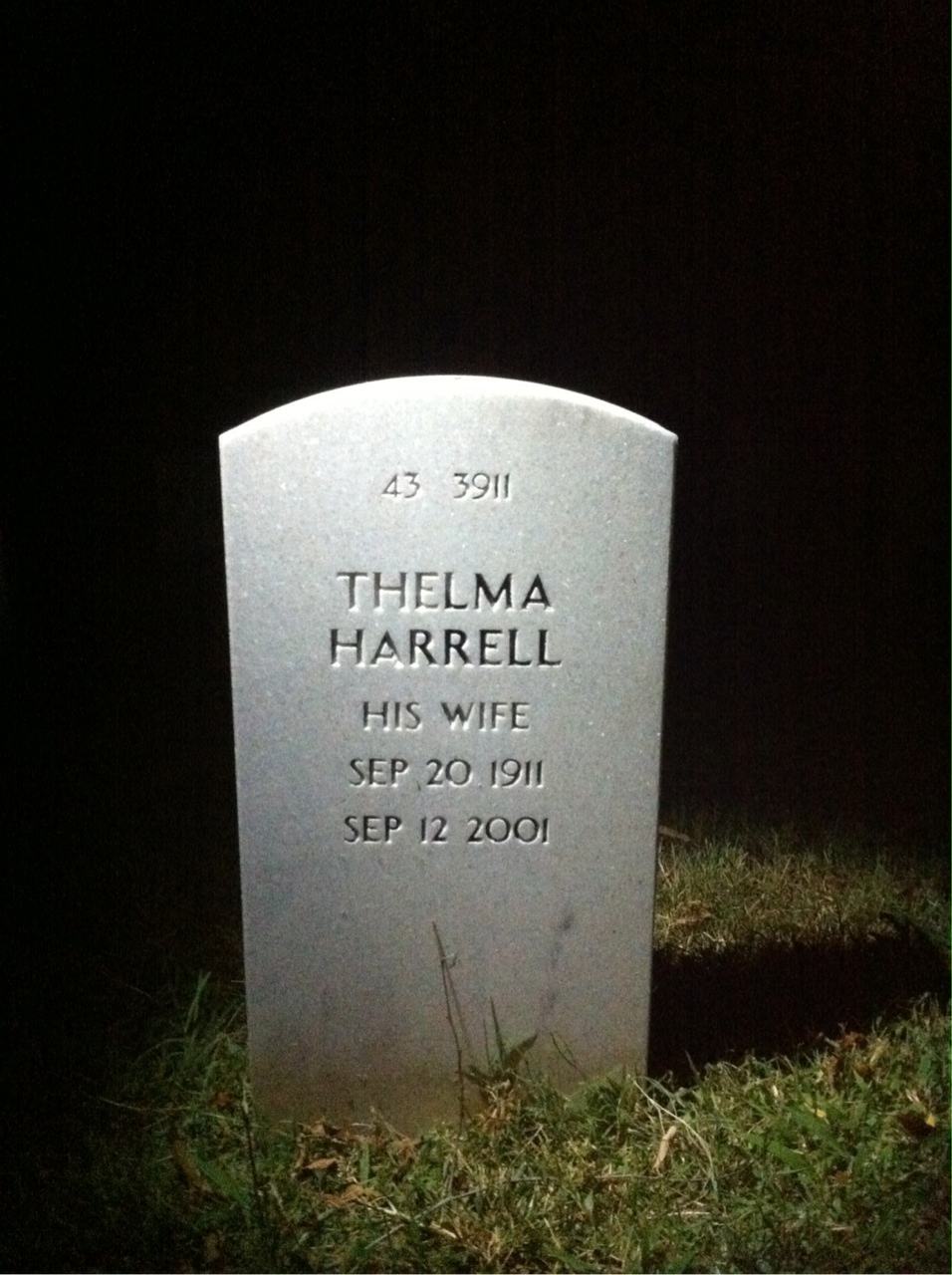 Back of headstone — William Duff