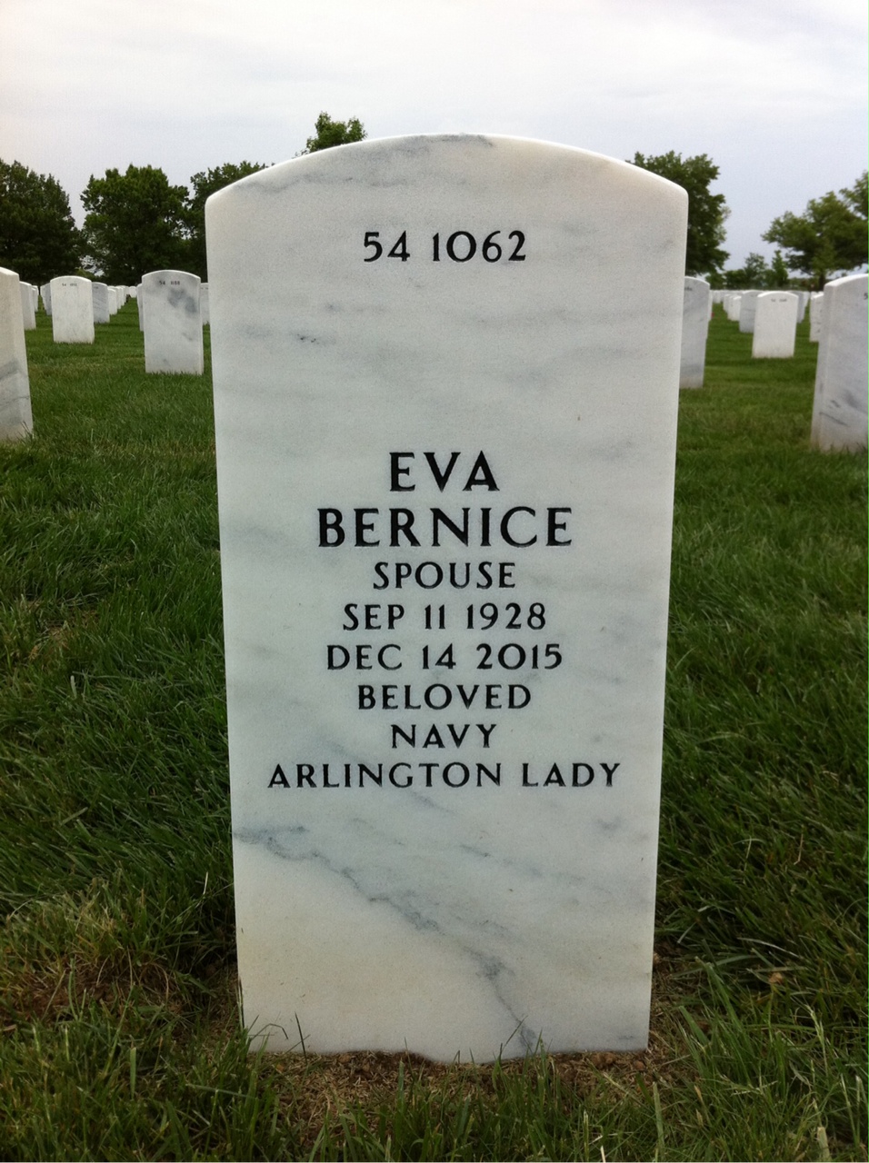 Back of headstone — Robert Dunham