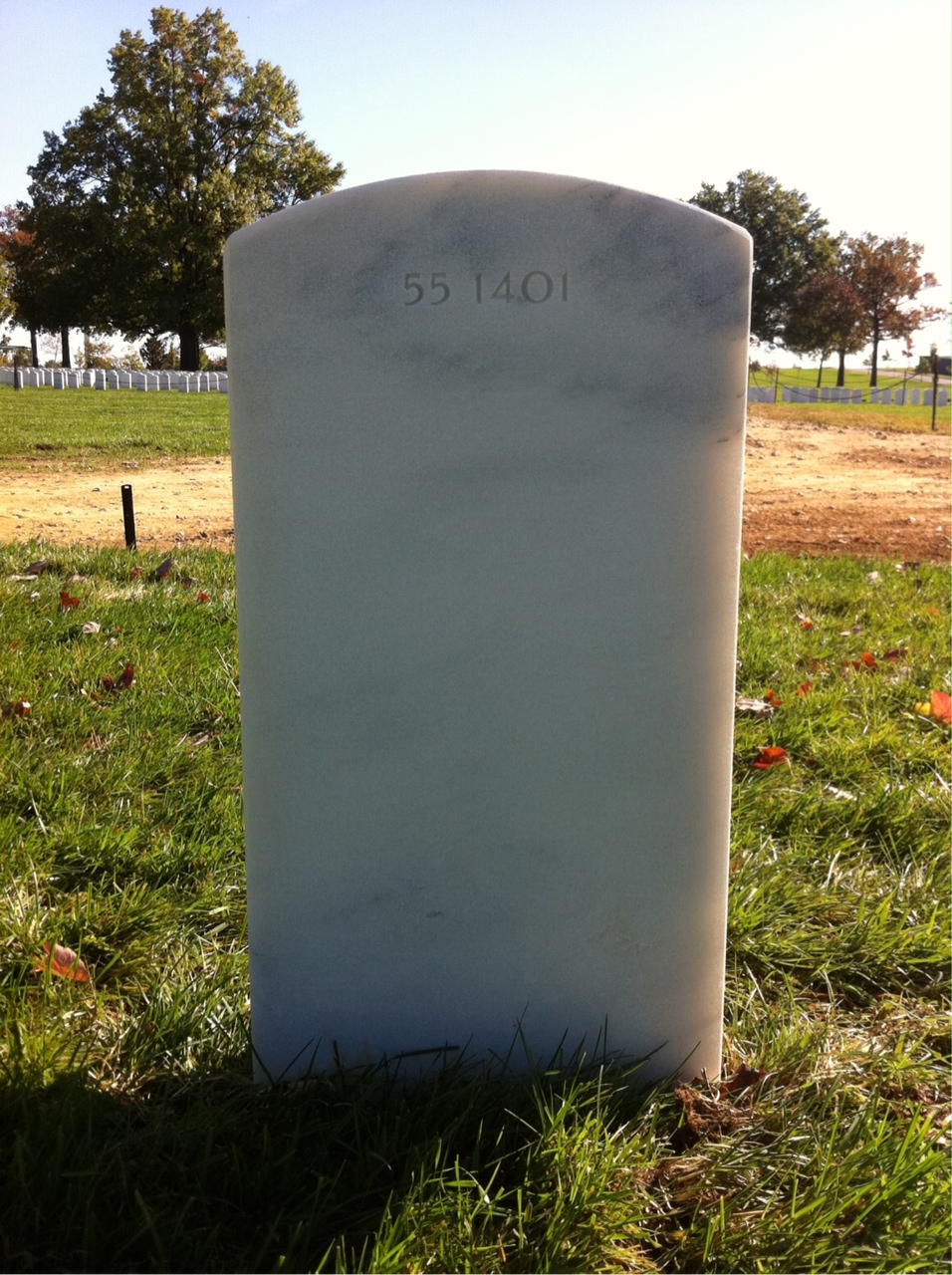 Back of headstone — John Murphy