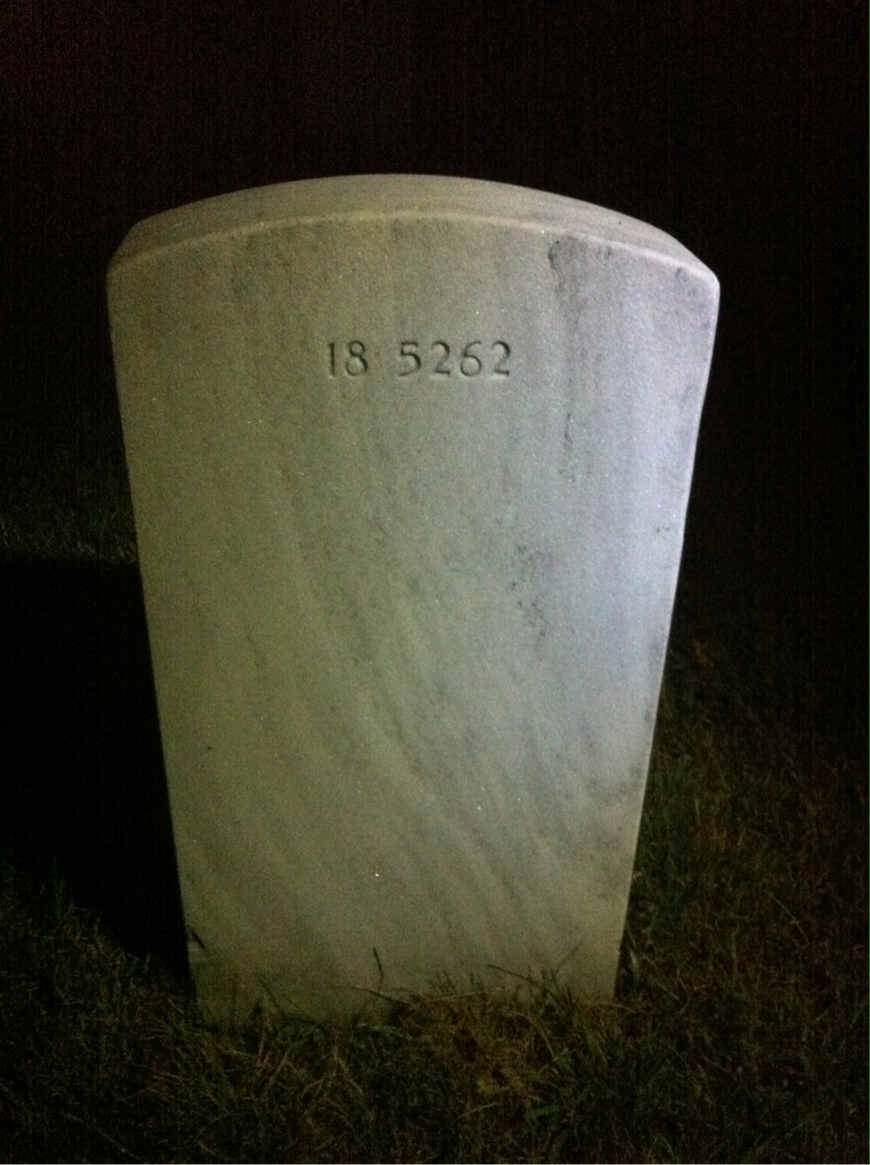 Back of headstone — Mike Mides