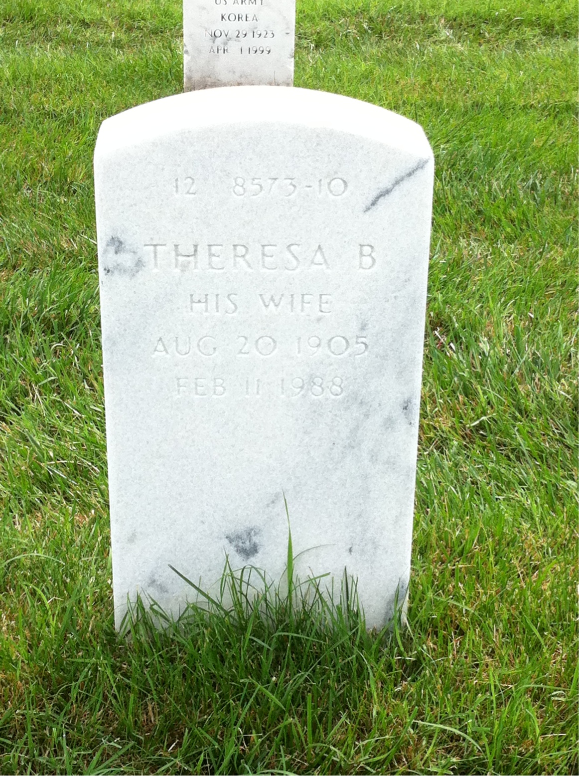 Back of headstone — Sidney Cohen