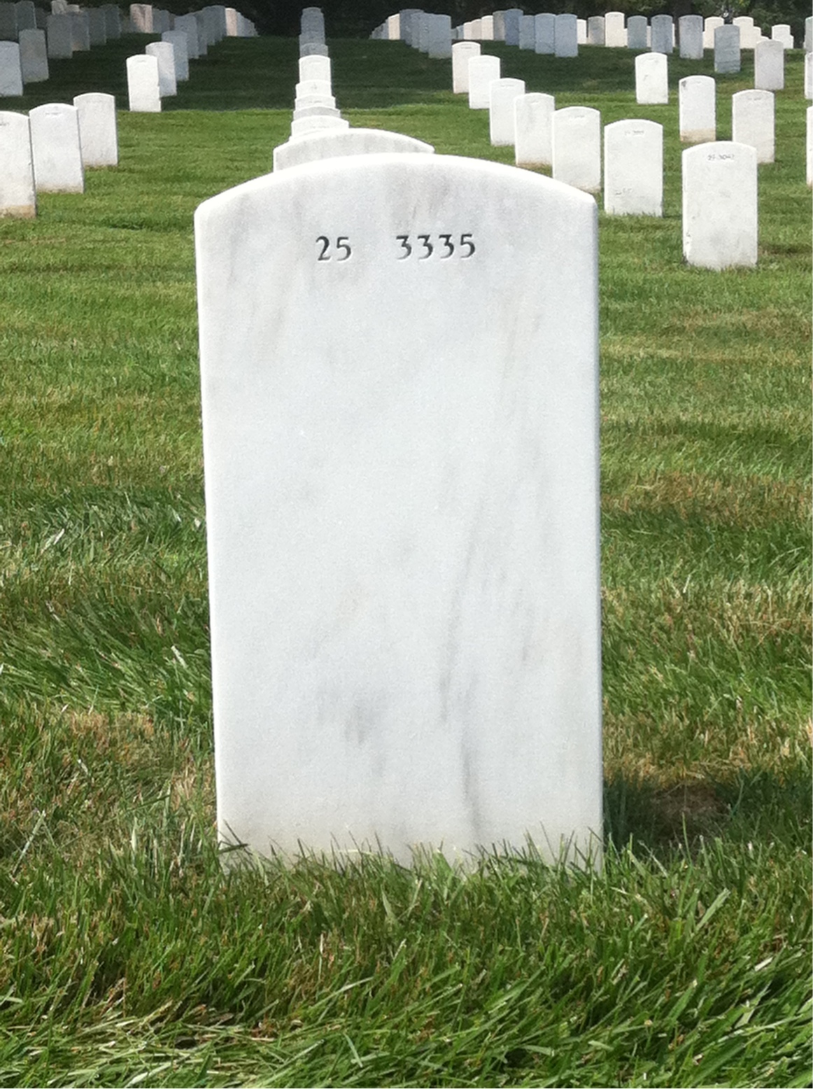 Back of headstone — Moo Soo Hoo