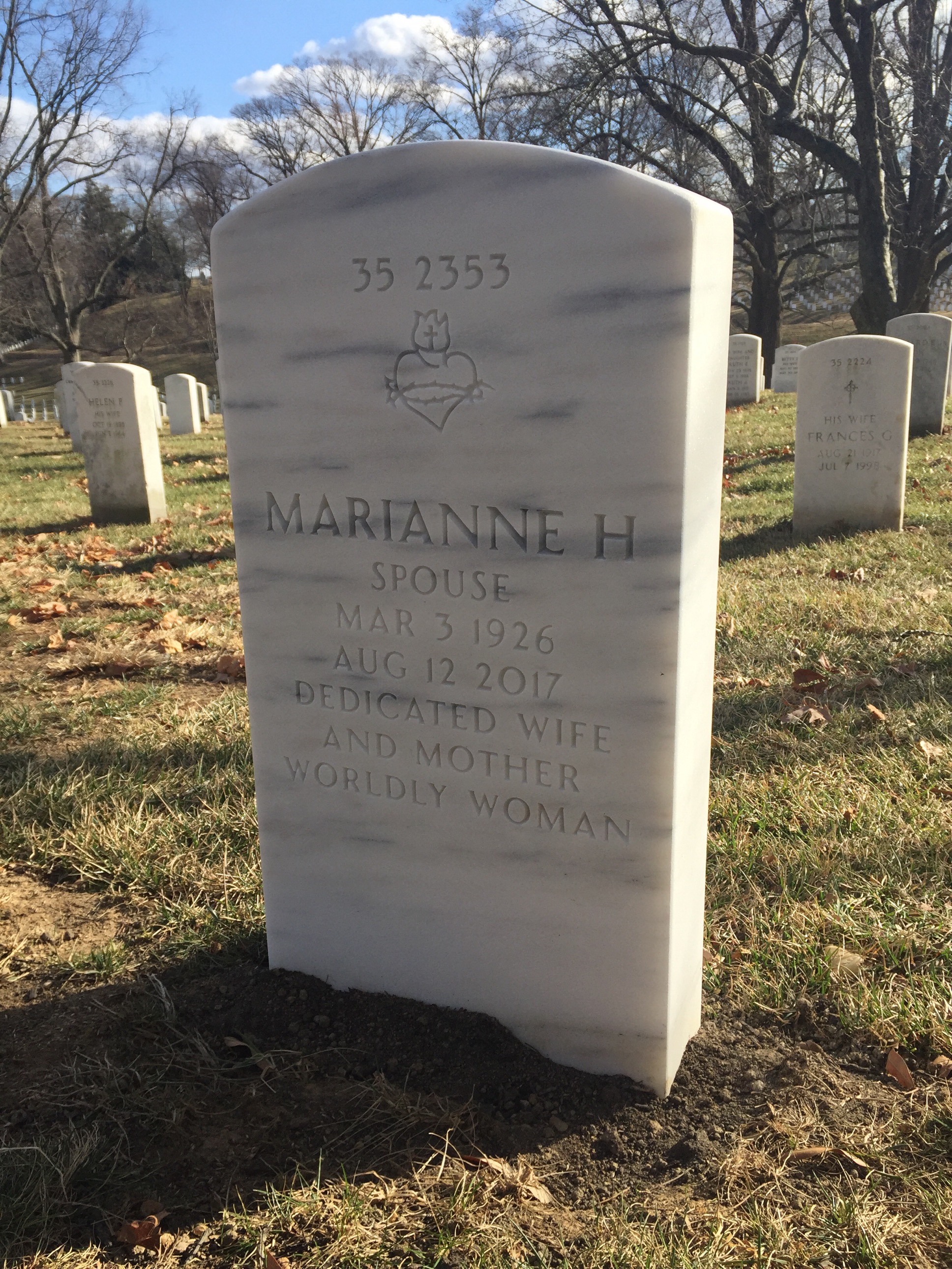 Back of headstone — Thompson Raney